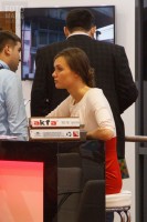 Mosbuild 2015 - девушки в униформе