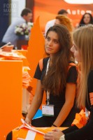Девушка на выставке MIMS 2014