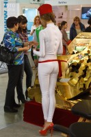 Девушка на выставке Intercharm 2014