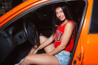 Девушка на выставке Auto Tuning Show