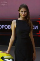 Симпатичная стендистка выставки ММАС 2016
