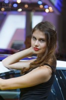 Красивая модель на выставке ММАС 2016