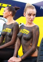 MIMS 2011 - бодиарт на стенде Viatti, часть 2